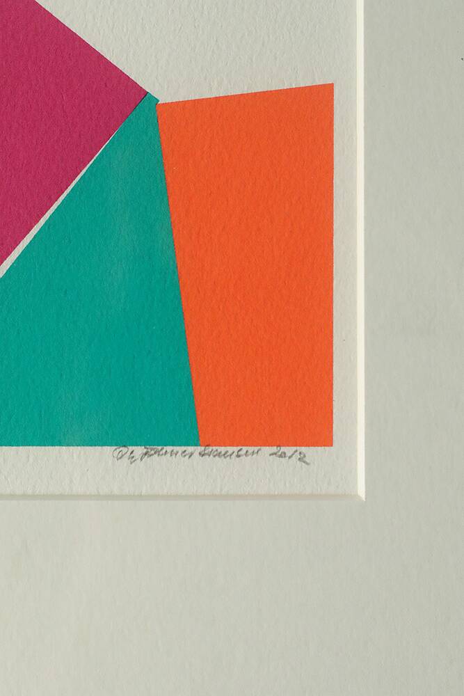 Ole Folmer Hansen, Composition, Sérigraphie, 2012, encadré