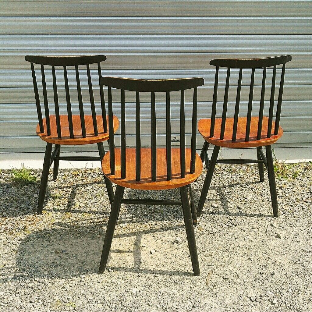 3 fanett chairs by IImari Tapiovaara