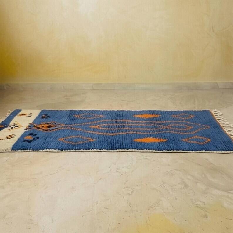 Tapis marocain berbère 100cmx300cm