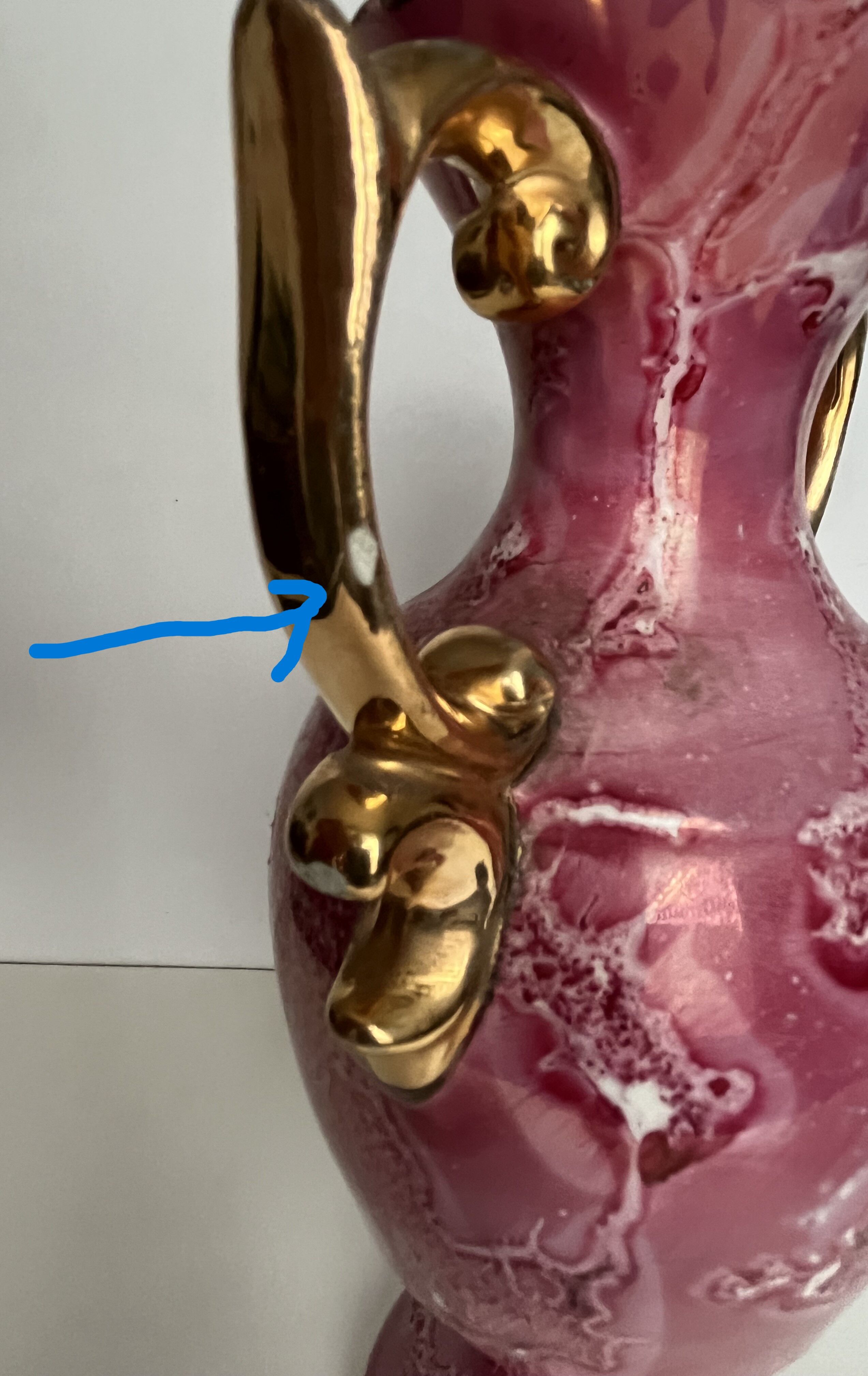 Antique earthenware vase