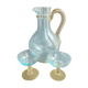 1 broc et 2 verres Napoléon III Verrerie-cristallerie de Portieux