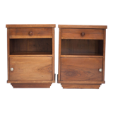 Pair of art deco bedside tables