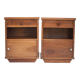 Pair of art deco bedside tables