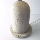 Table lamp travertine, 1970s