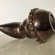Pitcher ceramic iridescent signed Vallauris Giraud