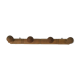 Wooden coat rack 4 vintage patères