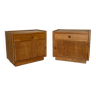 Pair of bedside tables, storage furniture 50s