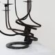 Brutalist candelabra in the manner of Jean Touret