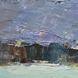Painting by Nagao Usui "Landscape of Provence"