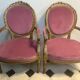 Pair of armchairs Louis XVI style Napoleon III