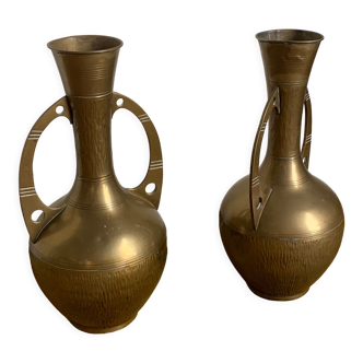 Duo of amphora vases