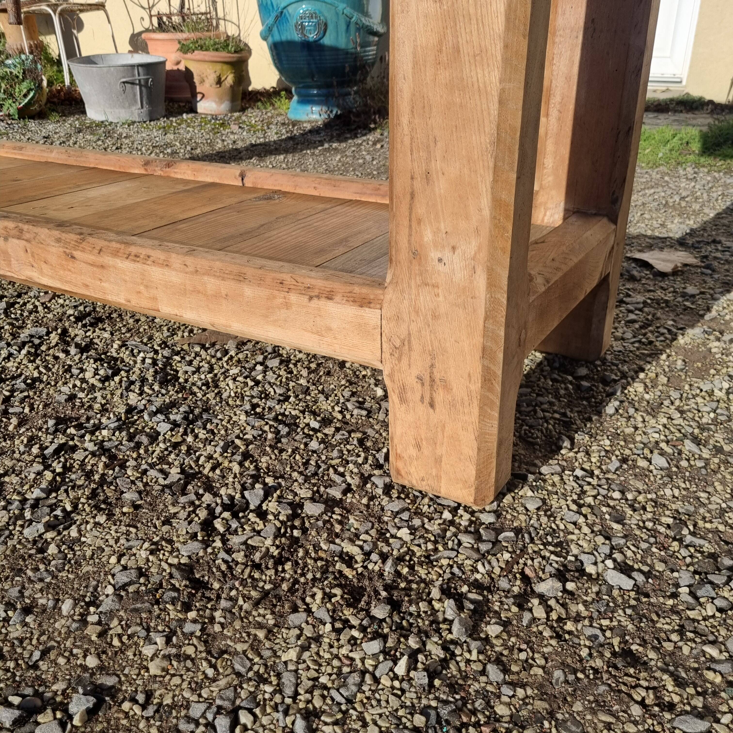 Solid oak table