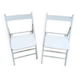 Chaises pliantes en bois