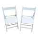 Folding chairs in wood