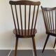 6 vintage bistro chairs
