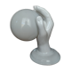 Ceramic wall lamp in the shape of a vintage hand