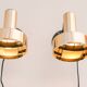 Vintage IKEA Golden wall Sconces, Swedish modern design