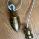 Pulley hanging lamp