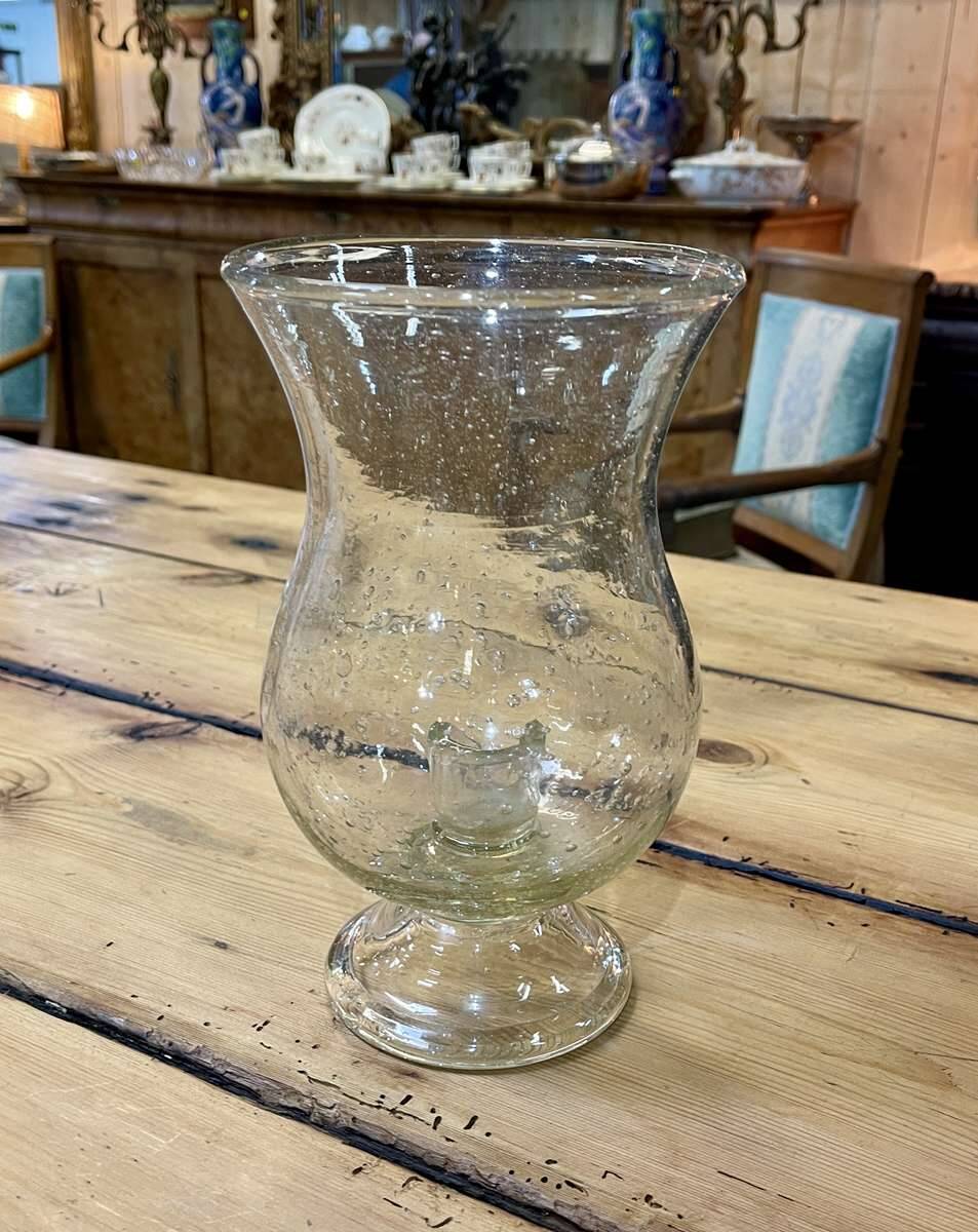 Grand bougeoir en verre soufflé - biot