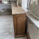 Oak sideboard with glass doors