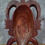 Grand African mask in carved wood – Tribal art – H 61 cm - 20th century