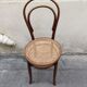 Vintage Fishel bistro chair in curved wood
