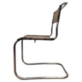 Tubular steel chrome Bauhaus chair / Thonet, Mart Stam, 1930 (Eisengarn)