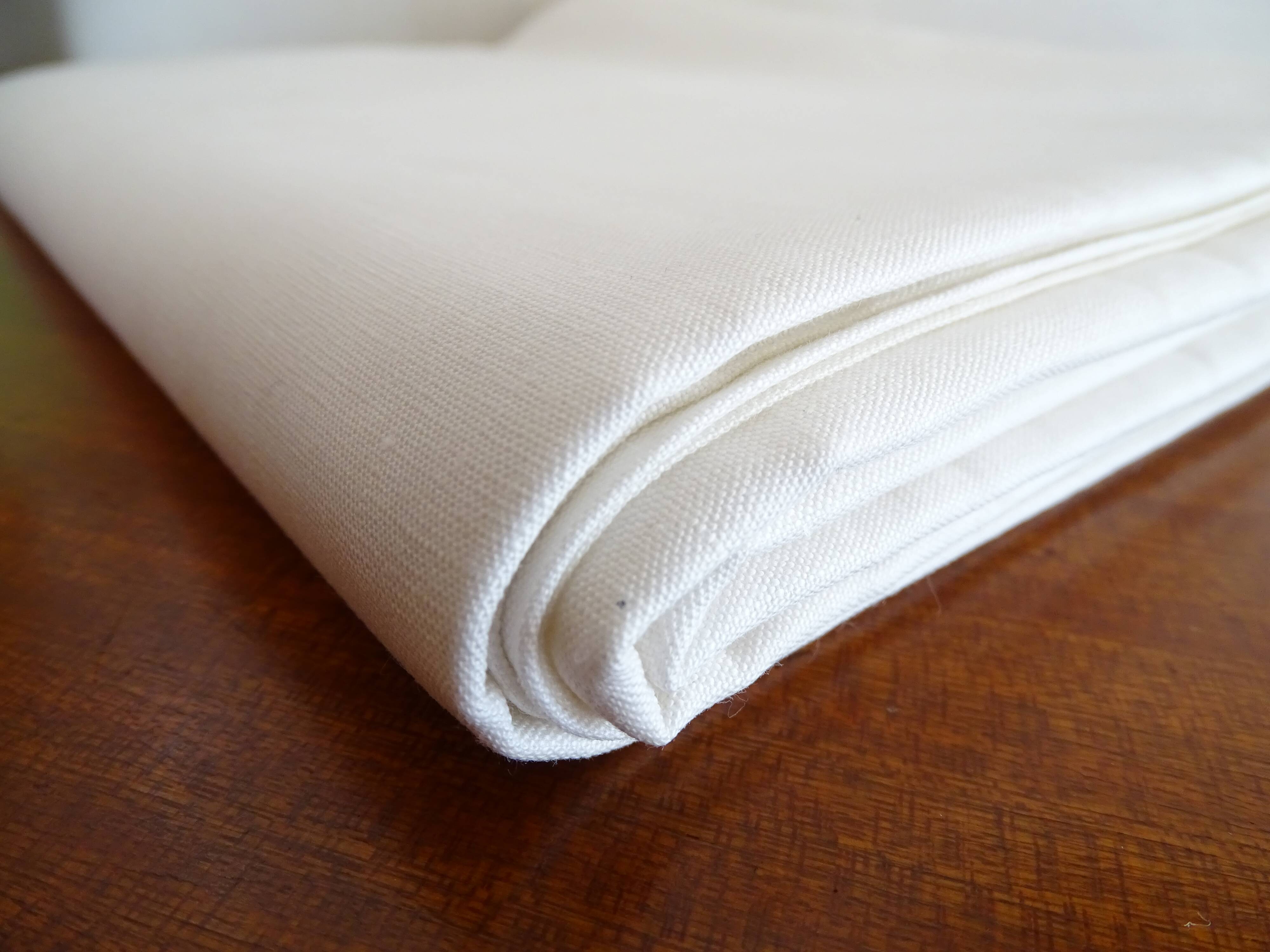 Flat sheet "blue flower" linen mixed-race canvas 300 x 180 cm