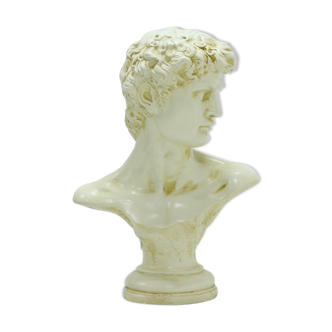 Decorative bust in 80s plaster