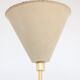 Vintage Space Age RVS Hanging Lamp with acrylic inserts, Mid Century Pendant