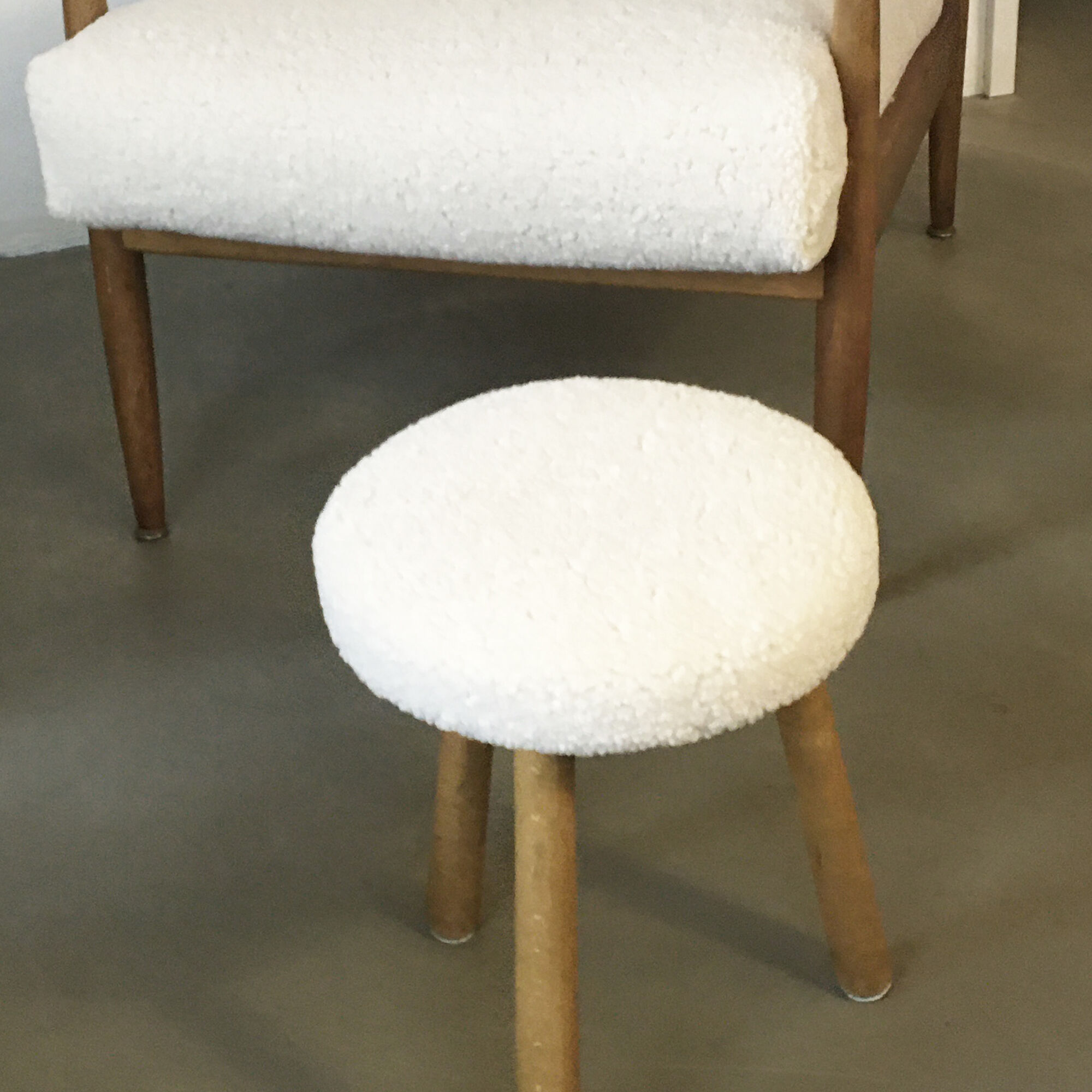 Round stool , Danish 60's