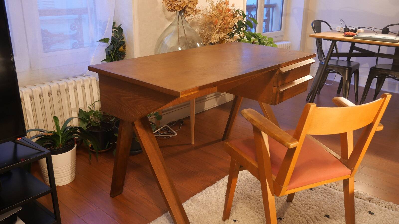EB02 desk by Cees Braakman for Pastoe (1950) & its chair