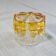 Amber and transparent crystal box Val Saint-Lambert Art Deco
