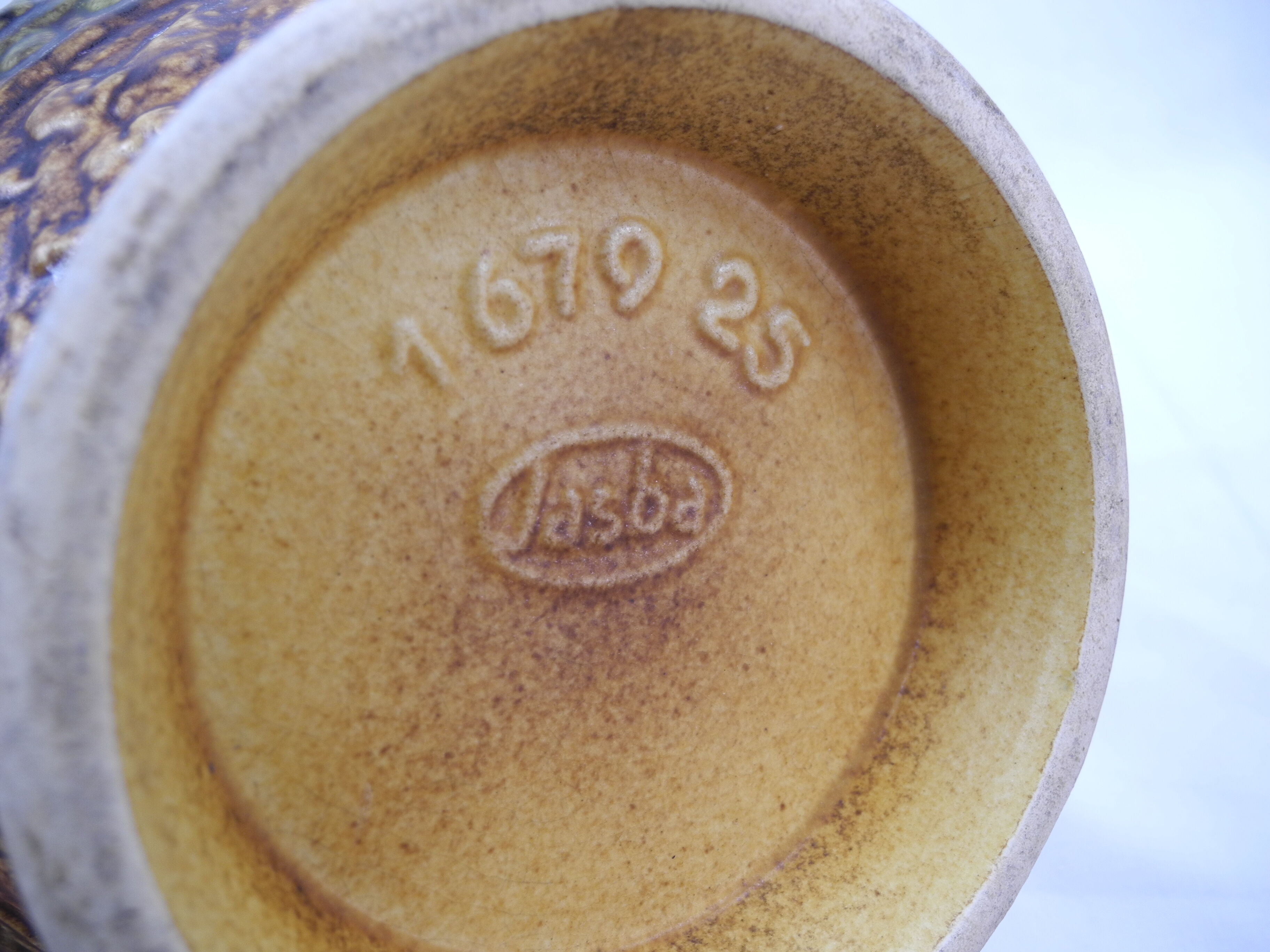 Vase jasba west germany vintage deco keramik