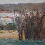 Painting by Nagao Usui: "Landscape of Provence"