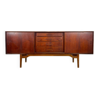 Teak sideboard with drawers – vintage Scandinavian design