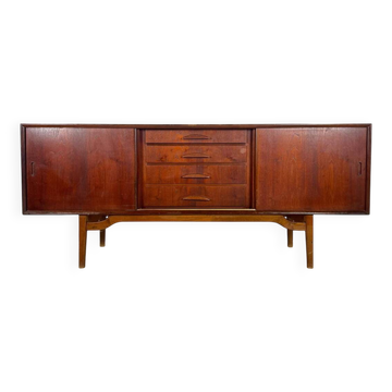 Buffet en teck avec tiroirs – design scandinave vintage
