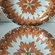 Set of 6 Vintage Italian Ironstone Plates S. Giovanni Valdarno