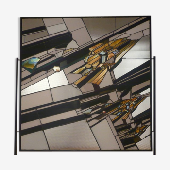 Modern stained glass window
