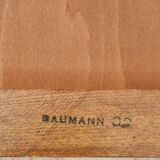 Pair of Éventail armchairs signed Baumann 89