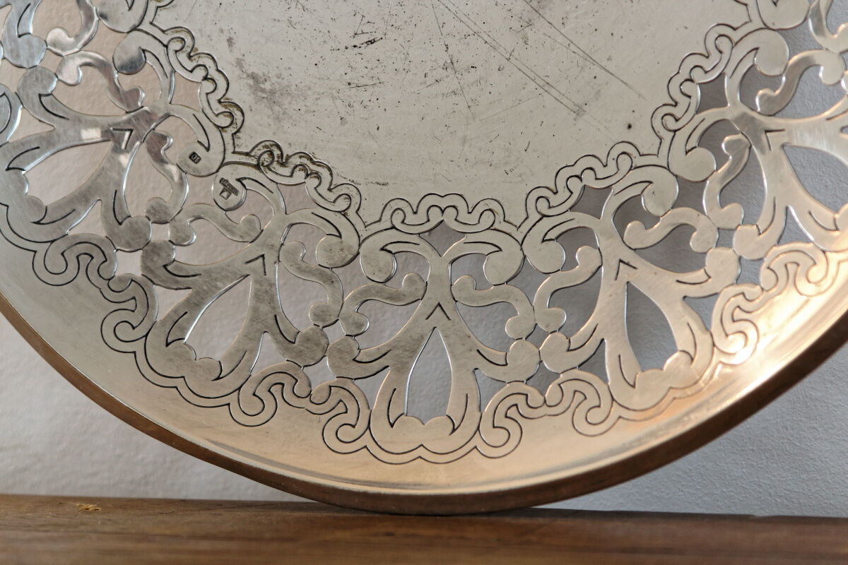 Saint Médard fruit cup, silver metal