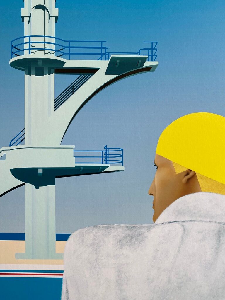 Original poster Razzia - Le touquet paris plage - signed by the artist - On linen