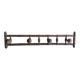 Antique bistro coat rack made of turned wood