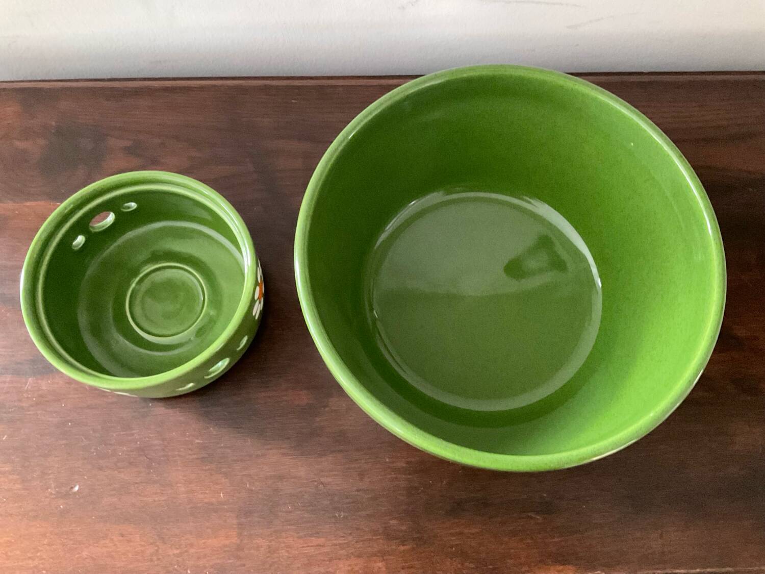 Duo vintage plant pot West Germany