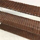 Metal and wicker shelf Raoul Guys