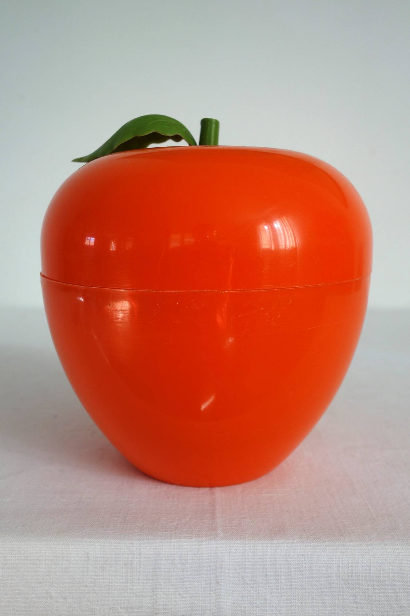 Vintage Orange Apple Ice Bucket