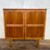 Vintage buffet with 2 doors – 60s/70s – wood and chrome handles