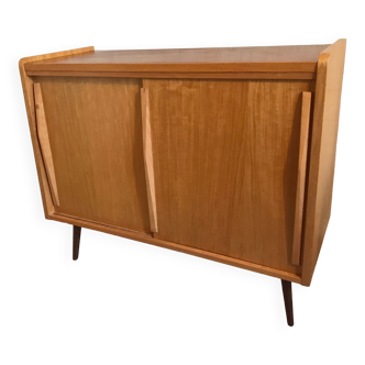 Buffet portes coulissantes pieds compas