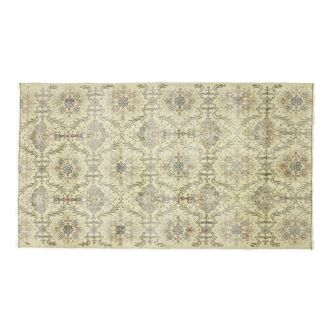 Anatolian handmade vintage rug 210 cm x 115 cm