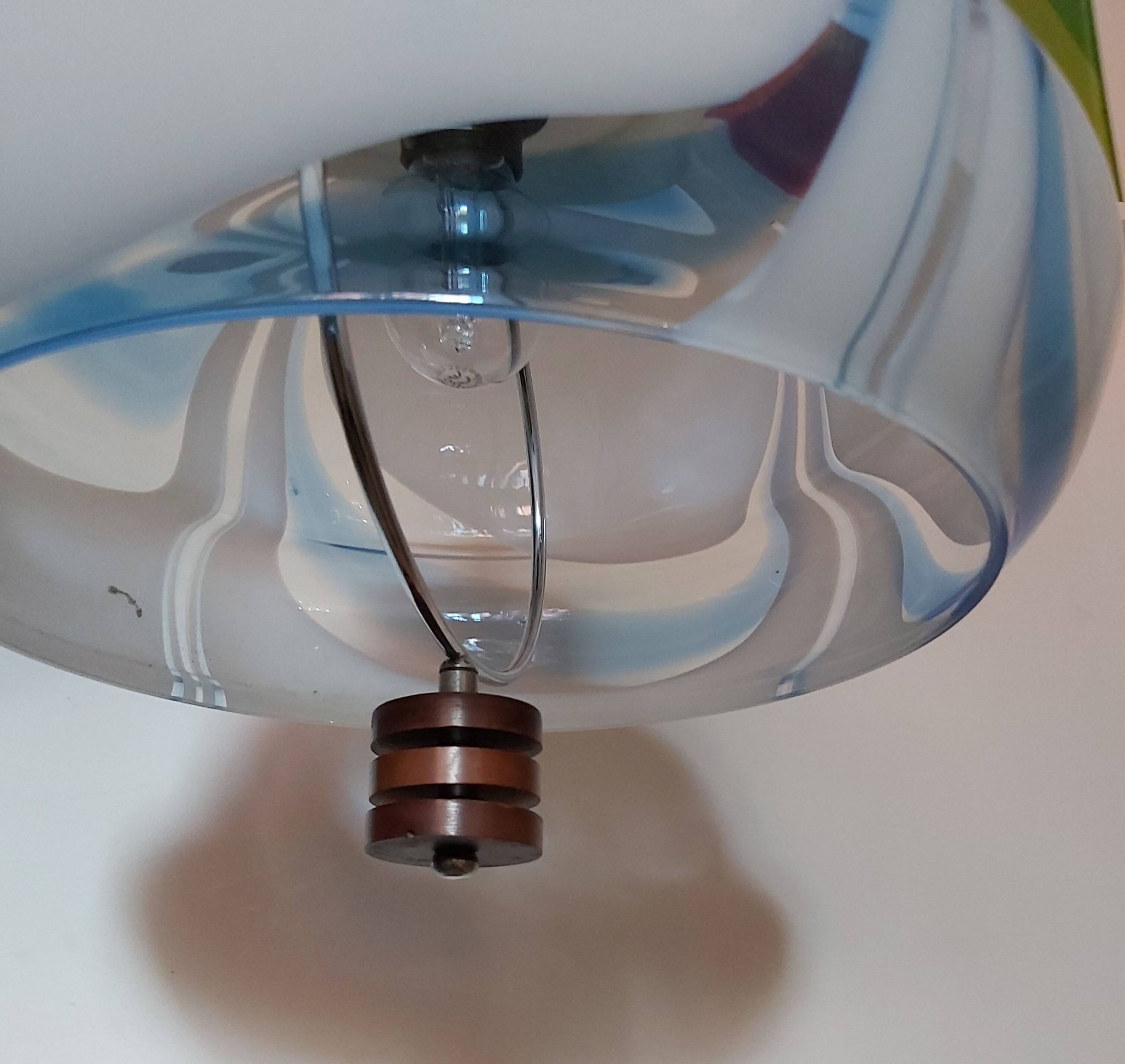 Lampe à suspension, Murano, années 1970.
